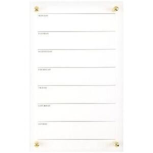 Sugar Paper Essentials NWT 16x10 Glass Dry Erase Board